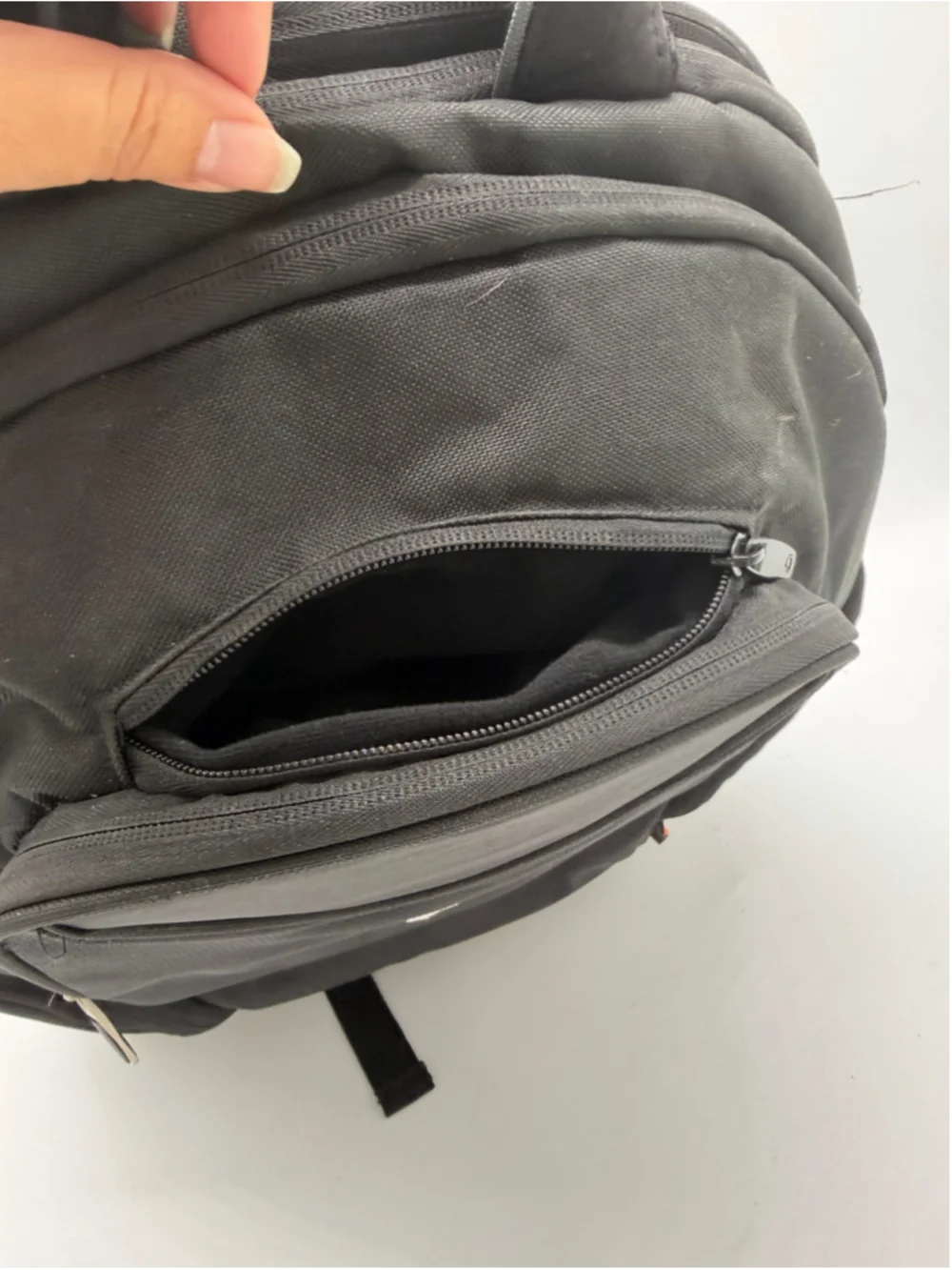 Apple Logo Black Backpack Large